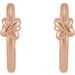 Knot Hoop Earrings