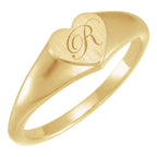 Heart Signet Ring