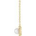 Halo-Style Pearl Necklace or Center