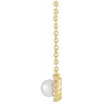 Halo-Style Pearl Necklace or Center