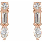 Multi-Shape Bar Earrings