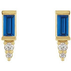 Accented Bar Earrings