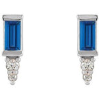 Accented Bar Earrings