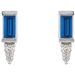 Accented Bar Earrings