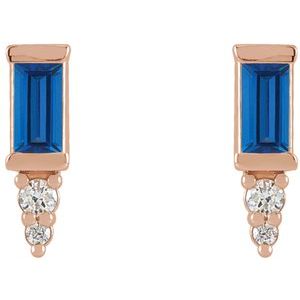 Accented Bar Earrings