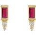 Accented Bar Earrings