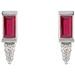 Accented Bar Earrings