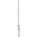Tiny Diamond Necklace or Center