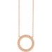 Rope Circle Necklace or Center