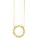 Rope Circle Necklace or Center