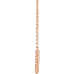 Rope Circle Necklace or Center