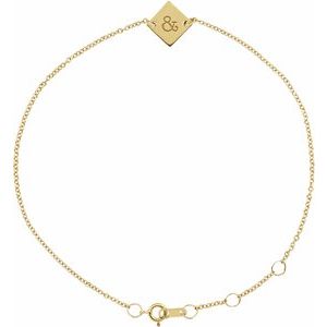 Engravable Geometric Bracelet