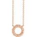 Rope Circle Necklace or Center
