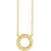 Rope Circle Necklace or Center