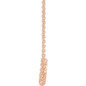 Rope Circle Necklace or Center