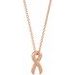 Survivor Ribbon Necklace or Slide Pendant