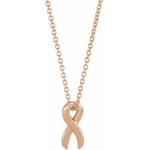 Survivor Ribbon Necklace or Slide Pendant