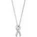 Survivor Ribbon Necklace or Slide Pendant