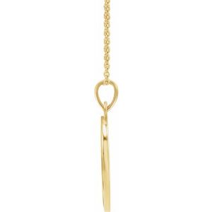 Live, Love, or Hope Disc Necklace or Pendant