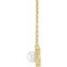 Halo-Style Pearl Necklace or Center
