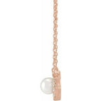 Halo-Style Pearl Necklace or Center