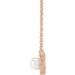 Halo-Style Pearl Necklace or Center