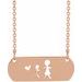 Stick Figure Family Necklace
