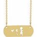 Stick Figure Family Necklace