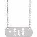 Stick Figure Family Necklace