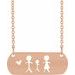 Stick Figure Family Necklace