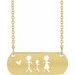 Stick Figure Family Necklace