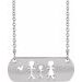 Stick Figure Family Necklace