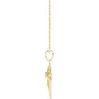 Star Cross Necklace or Pendant