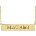 Be Posh® Engravable Bar Necklace