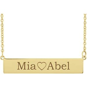 Be Posh® Engravable Bar Necklace