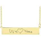 Be Posh® Engravable Bar Necklace