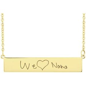 Be Posh® Engravable Bar Necklace