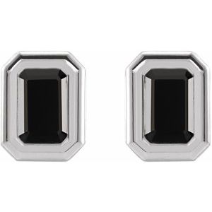 Emerald Solitaire Earrings