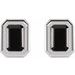 Emerald Solitaire Earrings
