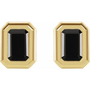 Emerald Solitaire Earrings