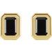 Emerald Solitaire Earrings