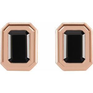Emerald Solitaire Earrings