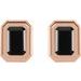 Emerald Solitaire Earrings