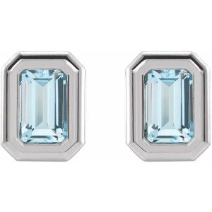 Emerald Solitaire Earrings