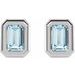 Emerald Solitaire Earrings