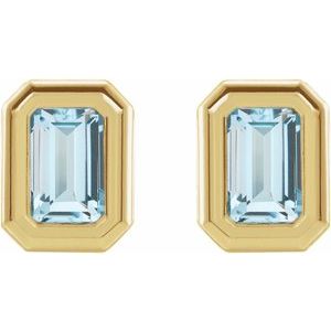 Emerald Solitaire Earrings