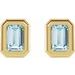 Emerald Solitaire Earrings