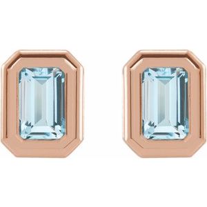 Emerald Solitaire Earrings