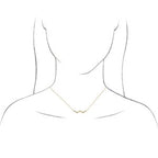 Accented Baguette Bar Necklace or Center