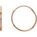 Endless Tube Hoop Earrings